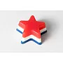 Patriótico spangled banner star natural hecho a mano barra de jabón de glicerina 2.5 oz