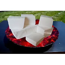 Base de jabón derretido y vertido de glicerina blanca orgánica pura 23 lb