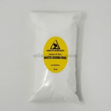 Cire de jojoba blanche biologique en pastilles – Qualité supérieure, 100 % naturelle et pure 8 oz