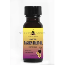 Passion fruit / maracuja oil unrefined organic virgin cold pressed pure glass bottle 0.5 oz
