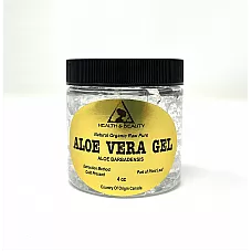 Gel de aloe vera hidratante natural orgánico prensado en frío 4 oz