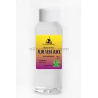 Matière première naturelle organique d'hydratant de feuille entière de jus d'aloe vera 2 oz