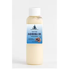 Andiroba seed oil unrefined virgin organic cold pressed 2 oz