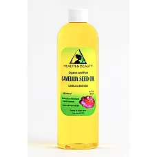 Camellia / camelia seed oil unrefined organic carrier cold pressed 100% pure 12 oz