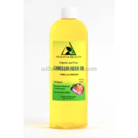 Camélia / huile de graines de camélia support biologique non raffiné pressé à froid 100% pur 16 oz