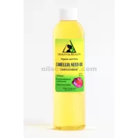 Camellia / camelia seed oil unrefined organic carrier cold pressed 100% pure 8 oz