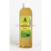 Aceite de semilla de cereza portador orgánico virgen sin refinar prensado en frío premium natural 100% puro 24 oz