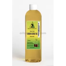 Cherry kernel oil unrefined virgin organic carrier cold pressed premium natural 100% pure 12 oz
