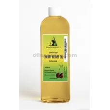 Cherry kernel oil unrefined virgin organic carrier cold pressed premium natural 100% pure 32 oz