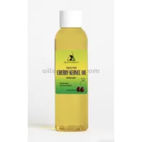 Huile de noyau de cerise non raffinée support biologique vierge pressée à froid premium naturelle 100% pure 2 oz