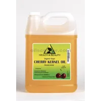 Aceite de semilla de cereza portador orgánico virgen sin refinar prensado en frío premium natural 100% puro 7 lb