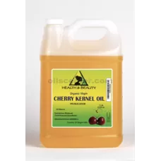 Cherry kernel oil unrefined virgin organic carrier cold pressed premium natural 100% pure 7 lb