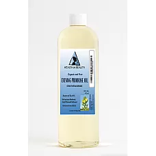 Evening primrose oil refined organic carrier cold pressed pure 16 oz
