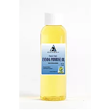 Aceite de onagra portador orgánico sin refinar prensado en frío puro 2 oz