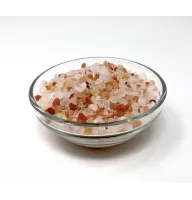 Sal del Himalaya cristales orgánicos de color rosa de grano grueso grado alimenticio puro 32 oz, 2 lb
