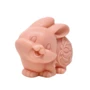 Jabón en barra con forma de conejito de Pascua rosa en 3D, hecho a mano, totalmente natural, hidratante para el cuerpo y la piel