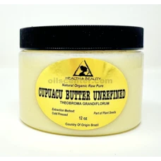 Cupuacu Butter Unrefined Organic Extra Virgin Cold Pressed Raw Pure 12 oz