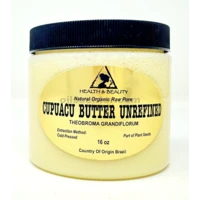 Cupuacu Butter Unrefined Organic Extra Virgin Cold Pressed Raw Pure 16 oz, 1 lb