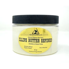 Illipe Nut Butter Refined Organic Natural Raw Grade A Fresh 100% Pure 12 oz