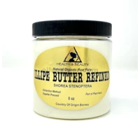 Mantequilla de nuez Illipe refinada orgánica natural cruda grado A fresca 100% pura 8 oz