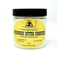 Murumuru Butter Unrefined Organic Extra Virgin Natural Raw 100% Pure 4 oz