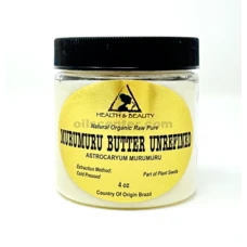 Murumuru Butter Unrefined Organic Extra Virgin Natural Raw 100% Pure 4 oz