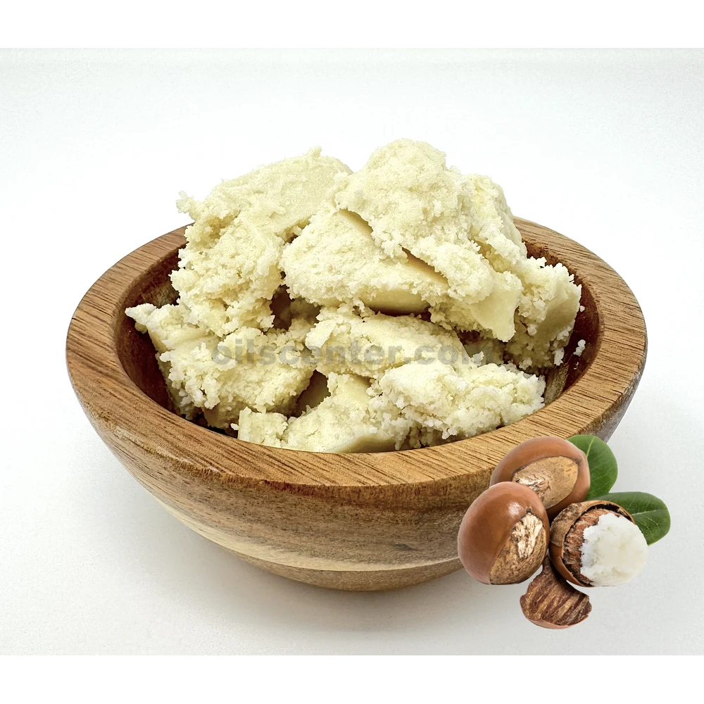 Manteca de karité sin refinar marfil blanco crudo orgánico prensado en frío grado a ghana 24 oz