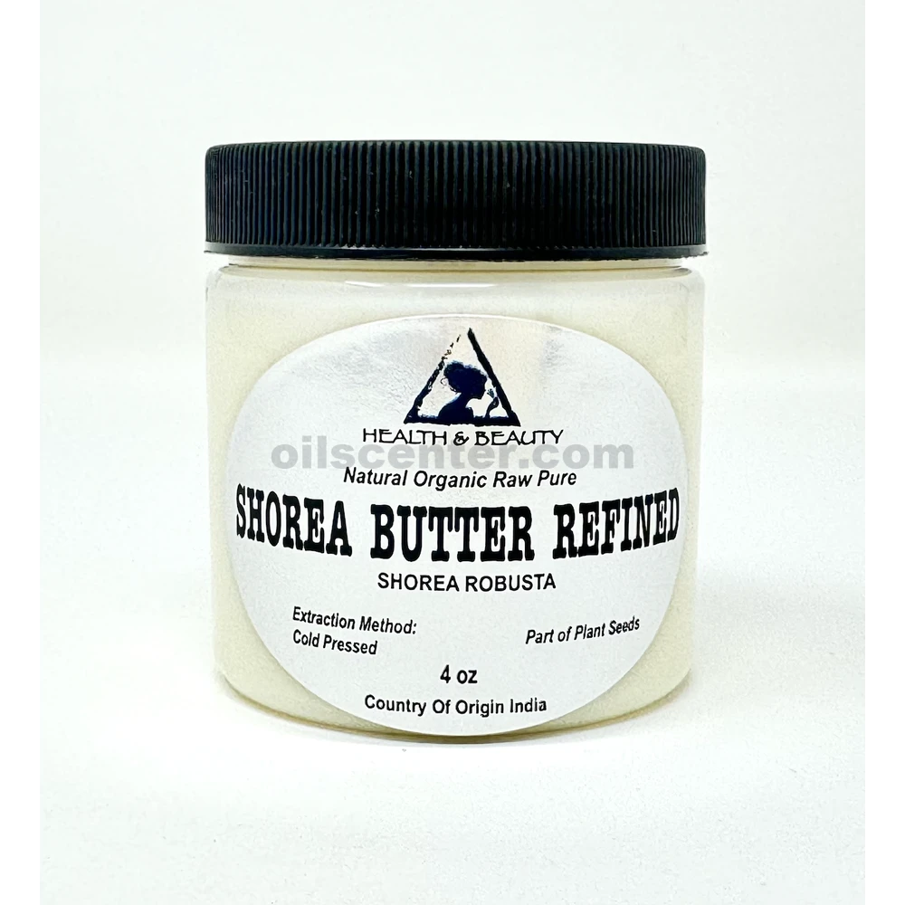 Mantequilla Shorea/Sal Refinada Orgánica Natural Cruda Calidad Premium Fresca Pura 4 oz