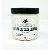 Shorea / Beurre de sel raffiné biologique naturel cru de qualité supérieure frais pur 4 oz