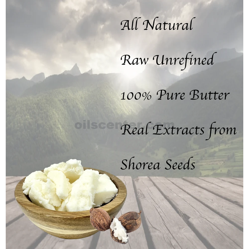 Mantequilla Shorea/Sal Refinada Orgánica Natural Cruda Calidad Premium Fresca Pura 8 oz