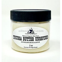 Mantequilla de Tucuma Sin Refinar Orgánica Extra Virgen Natural Cruda 100% Pura 2 oz