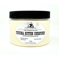 Tucuma Butter Unrefined Organic Extra Virgin Natural Raw 100% Pure 12 oz