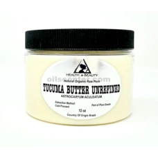 Mantequilla de Tucuma Sin Refinar Orgánica Extra Virgen Natural Cruda 100% Pura 12 oz