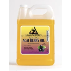 Huile de baies d'açaï raffinée biologique pressée à froid Premium naturelle pure 7 lb