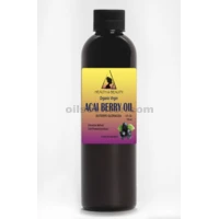 Aceite de baya Acai sin refinar virgen orgánica pura 4 oz
