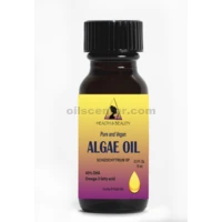 Algae Oil Vegan DHA-40% Omega-3 Fatty Acids Natural Pure Glass Bottle 0.5 oz
