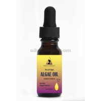 Aceite de Algas Vegano DHA-40% Ácidos Grasos Omega-3 Puro Natural Gotero de Vidrio 0.5 oz