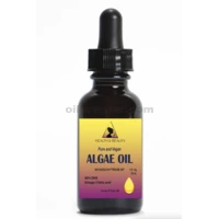 Aceite de Algas Vegano DHA-40% Ácidos Grasos Omega-3 Puro Natural Gotero de Vidrio 1.0 oz