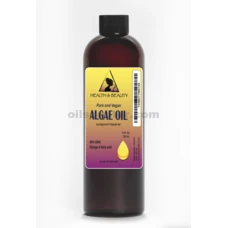 Huile d'algues végétalienne DHA-40 % Acides gras oméga-3, pure et naturelle, 12 oz