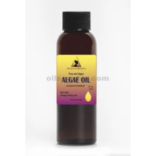Huile d'algues végétalienne DHA-40 % Acides gras oméga-3, pure et naturelle, 2 oz