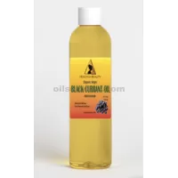 Aceite de semilla de grosella negra virgen sin refinar orgánico 15% gla prensado en frío premium fresco puro 4 oz