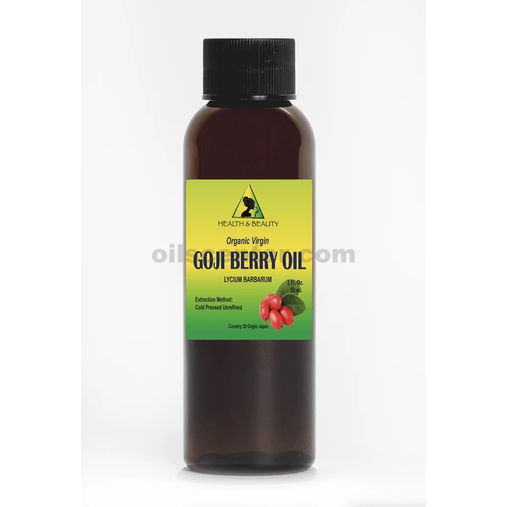 Aceite de semilla de baya de Goji puro virgen orgánico sin refinar 2 oz