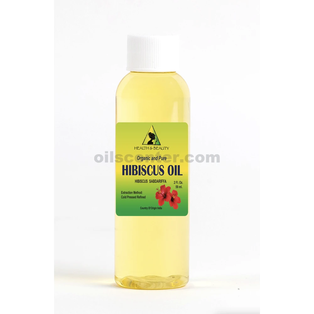 Hibiscus Seed Oil Refined Organic Carrier Cold Pressed Natural 100% Pure 2 oz