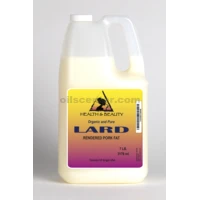 Lard organic rendered pork fat all natural deodorized 100% pure 7 lb