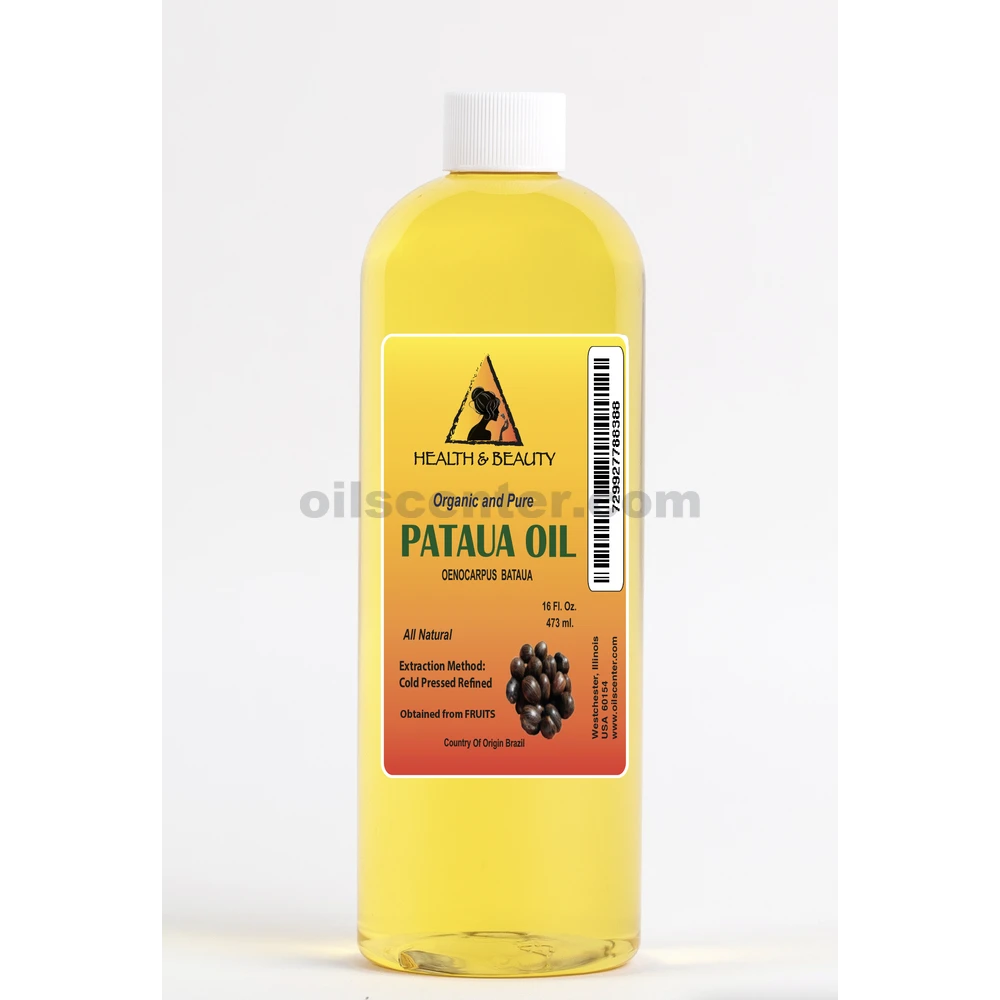 Aceite de Pataua / Seje, Orgánico, Refinado, Prensado en Frío, Natural, 100 % Puro 32 oz