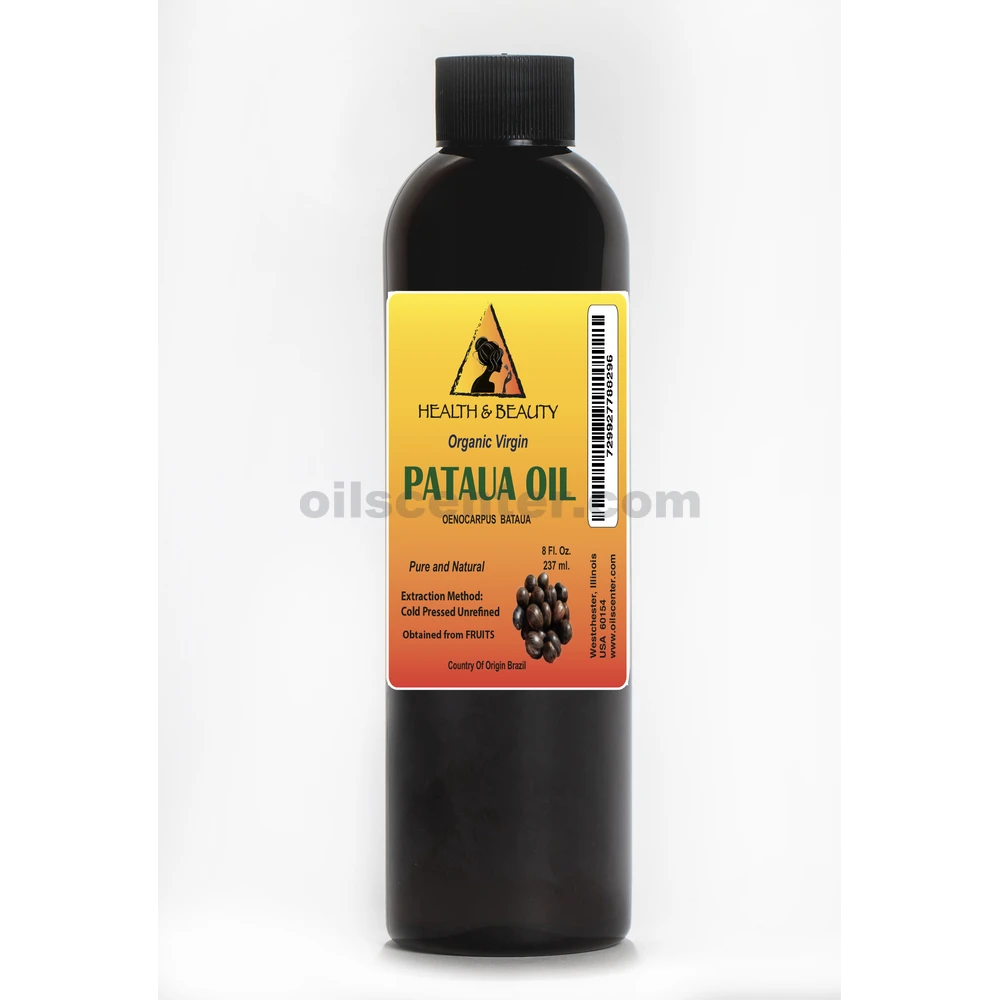 Aceite de Pataua/Seje, Virgen Orgánico Sin Refinar, Prensado en Frío 8 oz