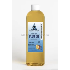 Aceite de Hueso de Ciruela Sin Refinar, Orgánico, Virgen, Natural, 100% Puro 12 oz