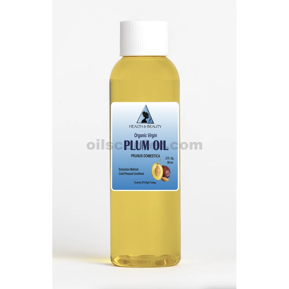 Huile de noyau de prune biologique vierge non raffinée, naturelle, 100 % pure 2 oz