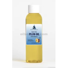 Aceite de Hueso de Ciruela Sin Refinar, Orgánico, Virgen, Natural, 100% Puro 2 oz