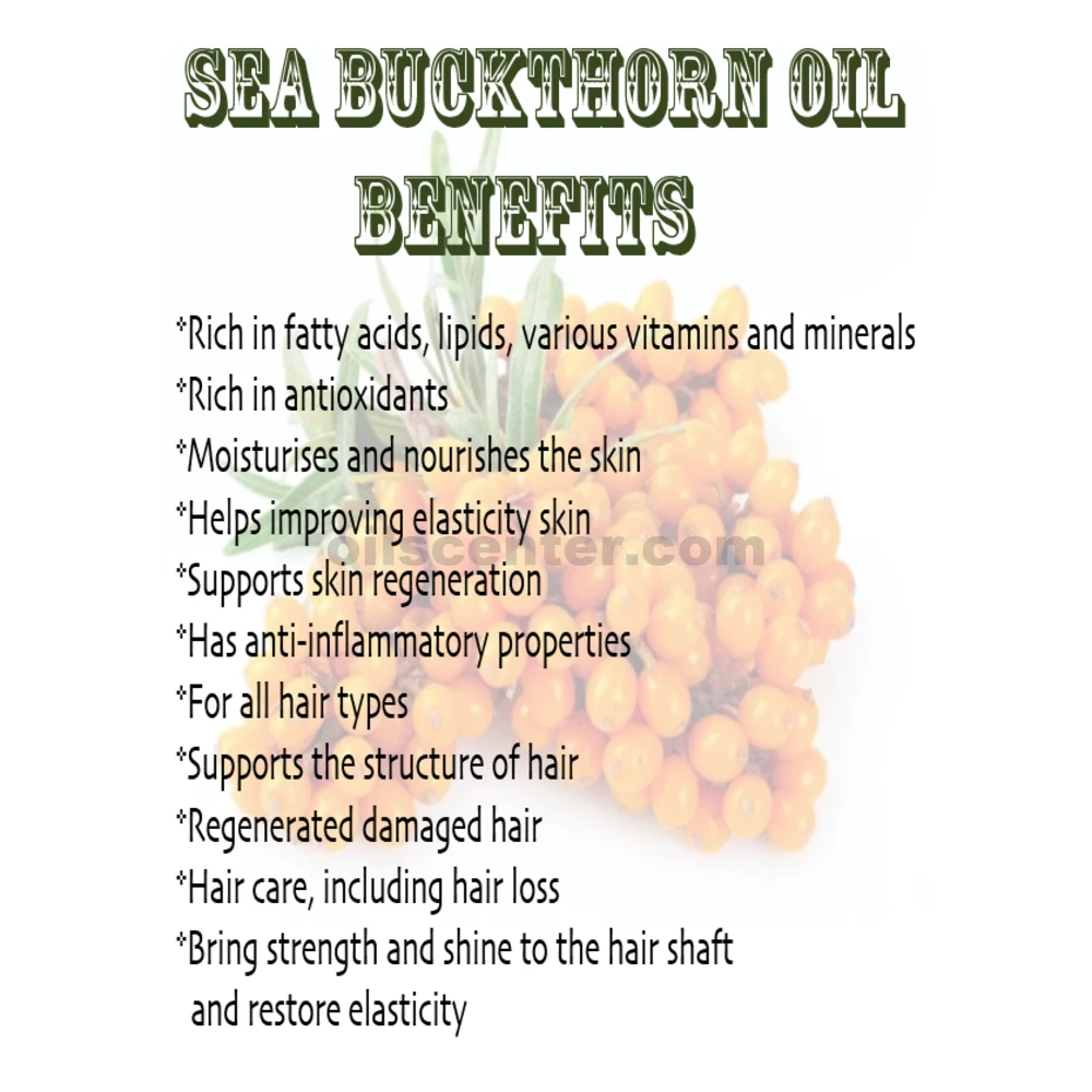 Sea buckthorn oil unrefined organic extra virgin co2 extracted prime pure 7 lb